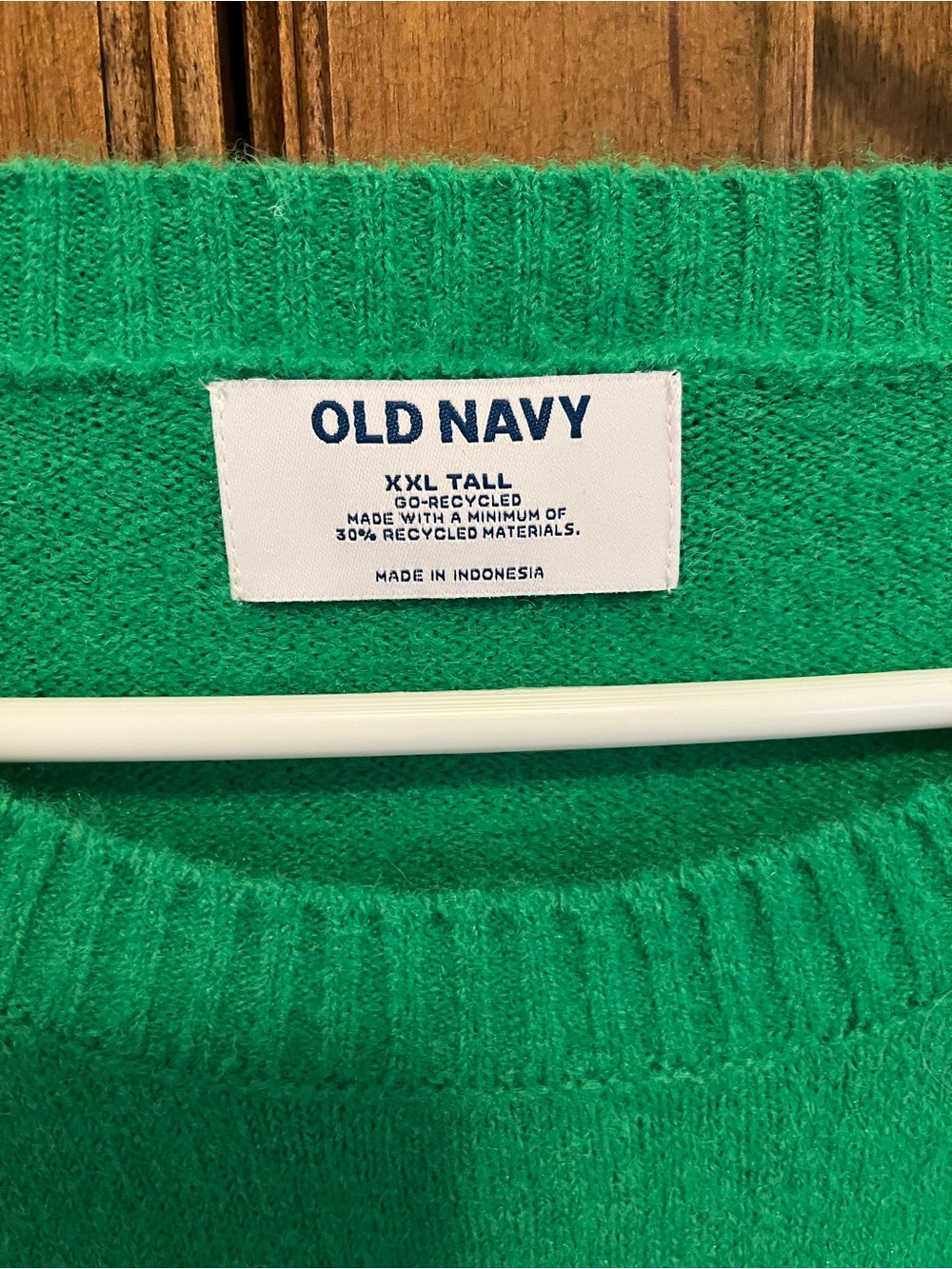 XXL Old Navy Bright Green Crewneck Sweater - Picture 2 of 5